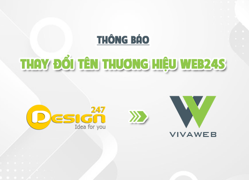 THÔNG BÁO: THAY ĐỔI TÊN THƯƠNG HIỆU THIẾT KẾ 247